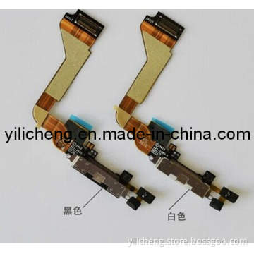 Dock Charger Connector Flex Cables for iPhone 4 4G Charger Dock Flex Cable White or Black Color